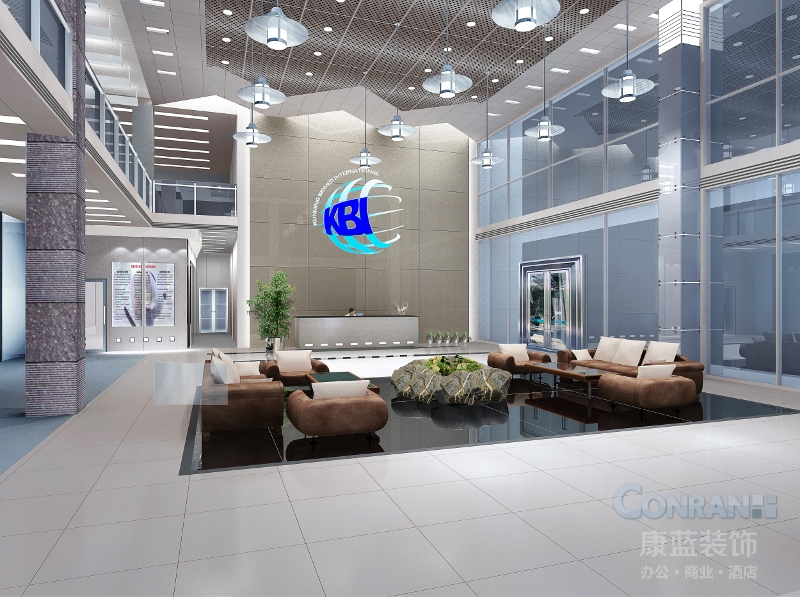 昆明康捷生物科技办公楼大厅设计方案
