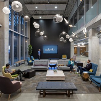 数据软件Splunk旧金山总部办公室装修设计_康蓝装饰公司