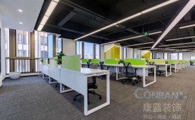 深圳丰巢科技公司办公室装修项目_康蓝集团